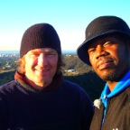 craig and armond on hike